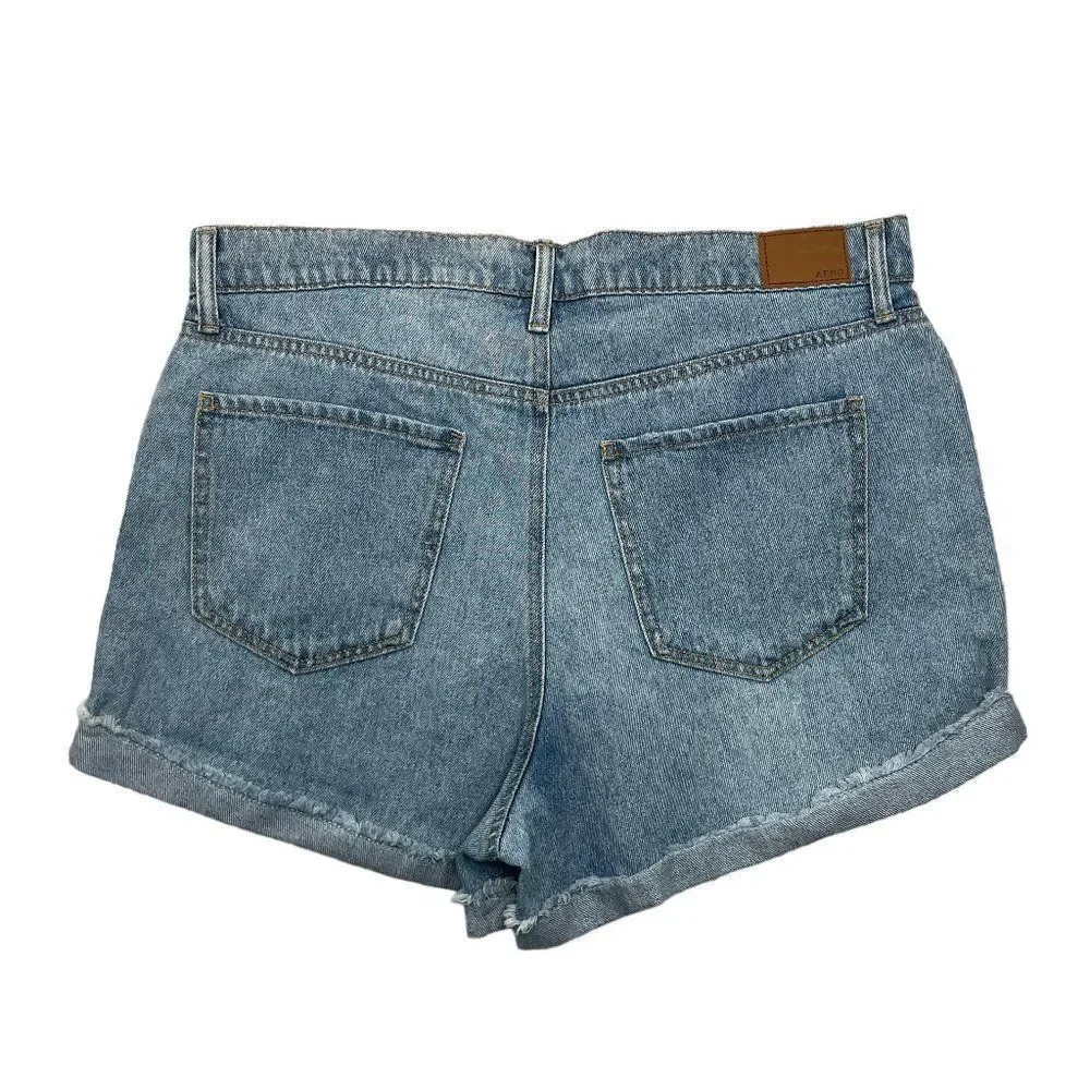 AERO Jean Shorts Women's Size 12 Blue 3.25